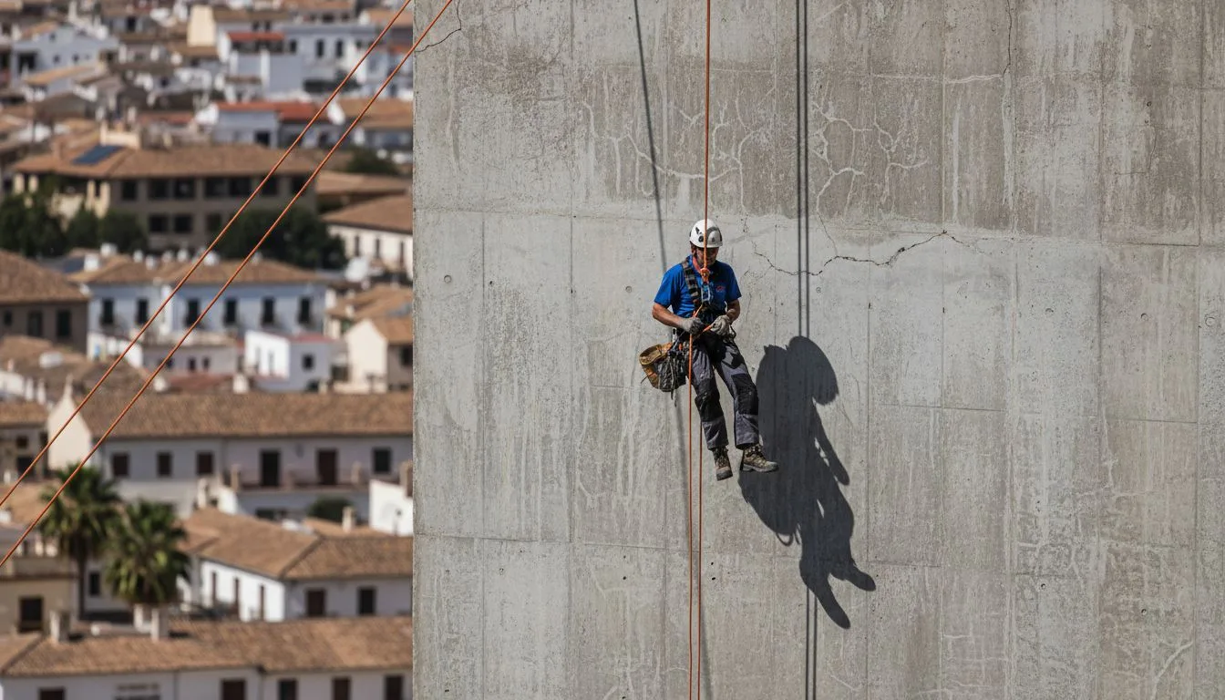 Trabajos verticales con cuerda para todo tipo de obra